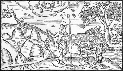 شهر يونيو ، من "The Shepheardes Calender" بقلم إدموند سبنسر (1552-99) ، الفاكس الأصلي المنشور عام 1579 بواسطة مدرسة اللغة الإنجليزية